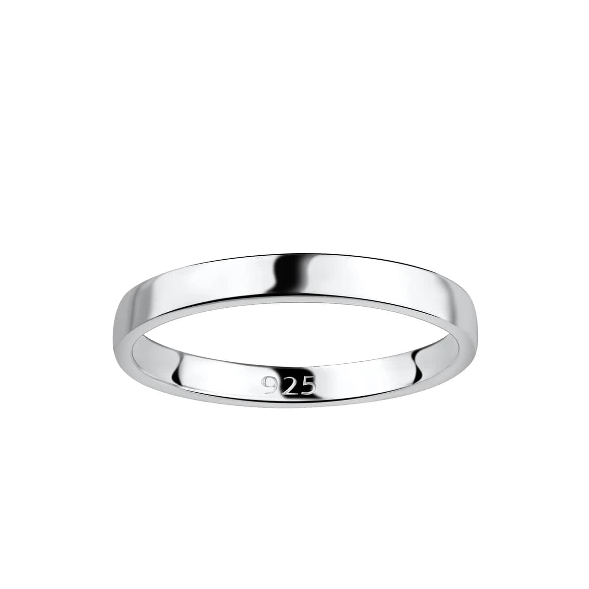 Anneau 2,5 mm en argent 925