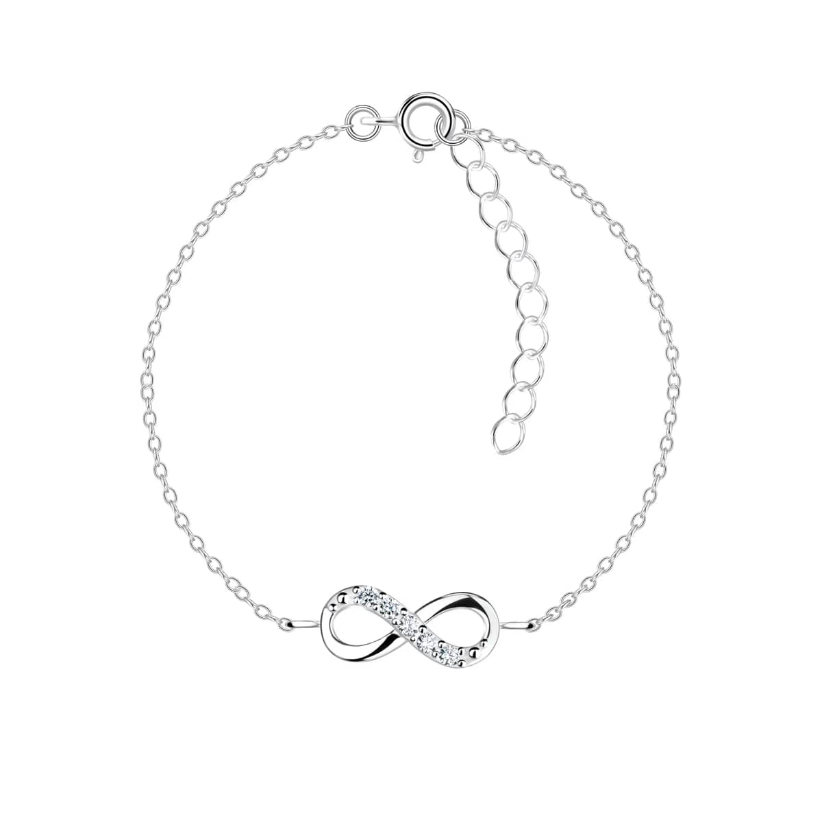 Bracelet infini en argent 925