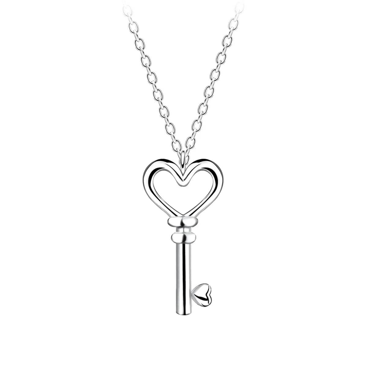 Collier clé en argent 925