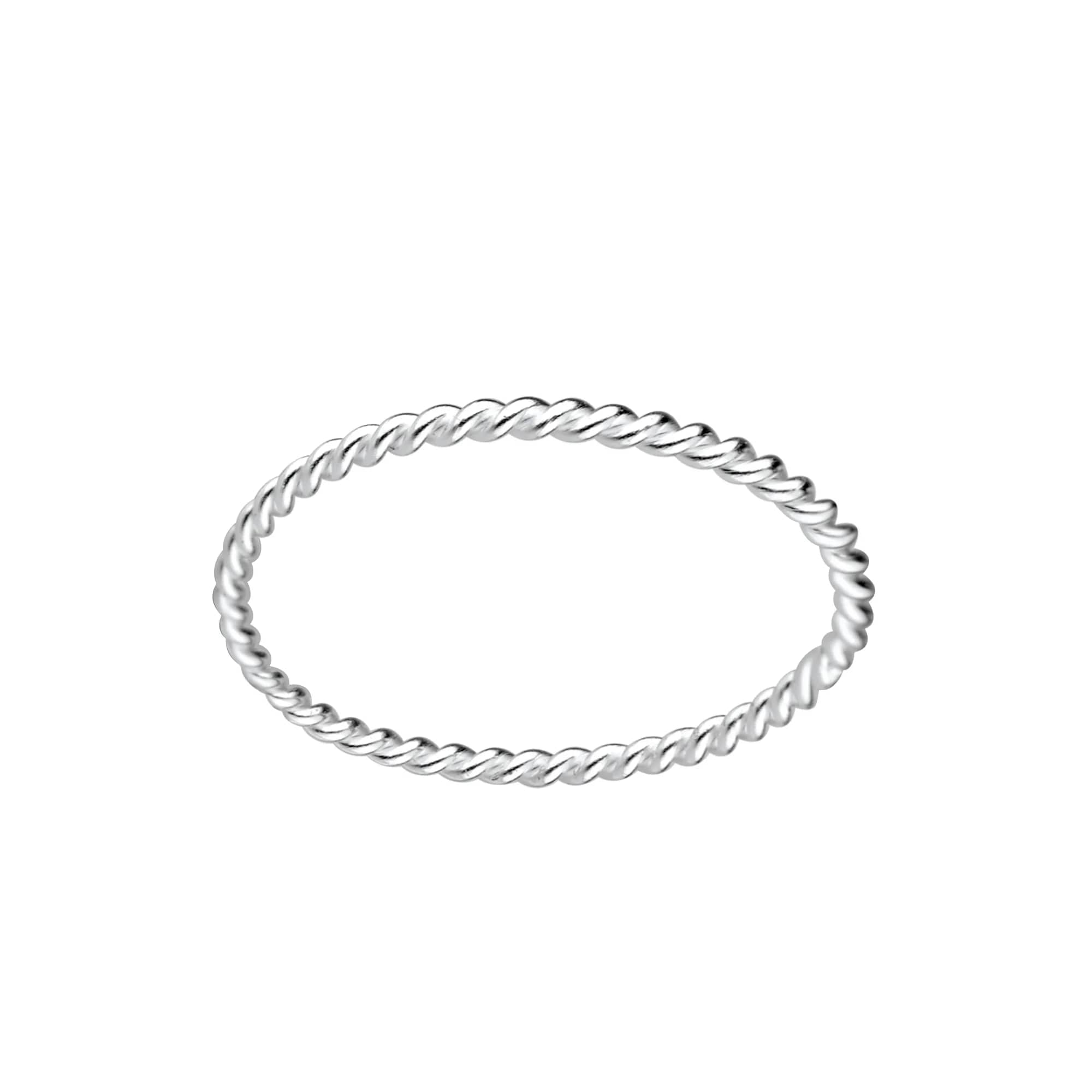 Bague corde en argent 925 Écrinelle