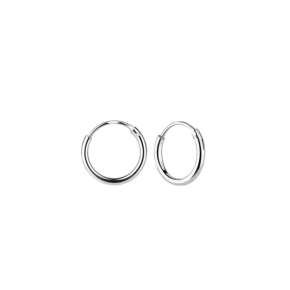 Créoles 10 mm en Argent 925 - Mini Anneaux Oreille Minimalistes