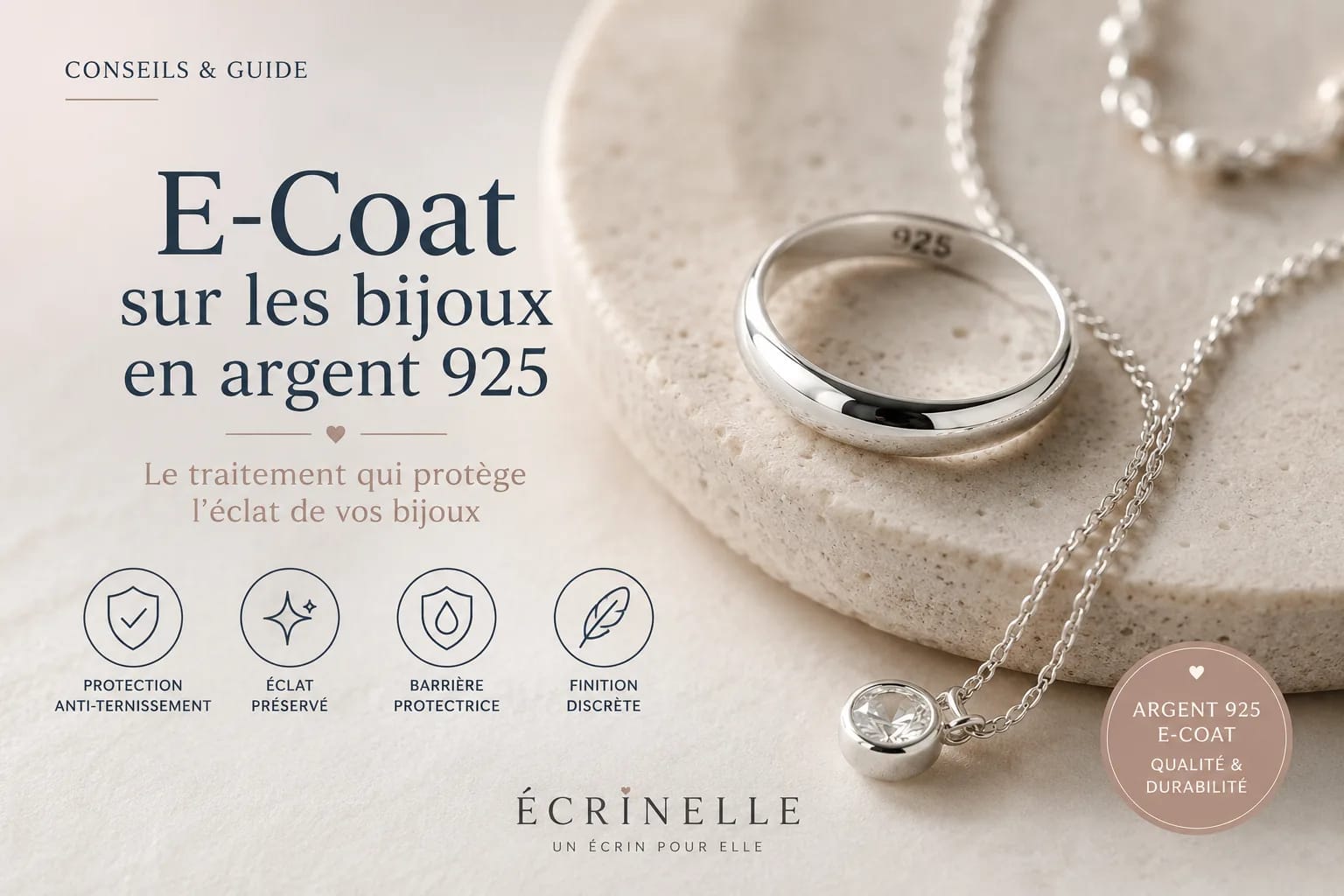 E-Coat et bijoux en argent 925 : tout savoir sur ce traitement protecteur